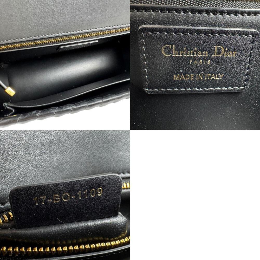 CHRISTIAN DIOR Black Leather Shoulder Bag - Picture 5 of 5